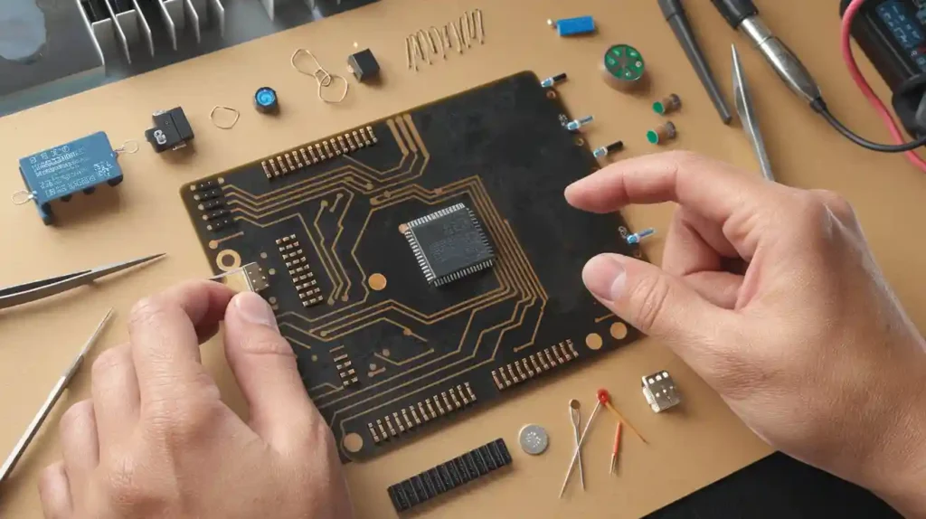 Prototipado rápido de un componente electrónico.